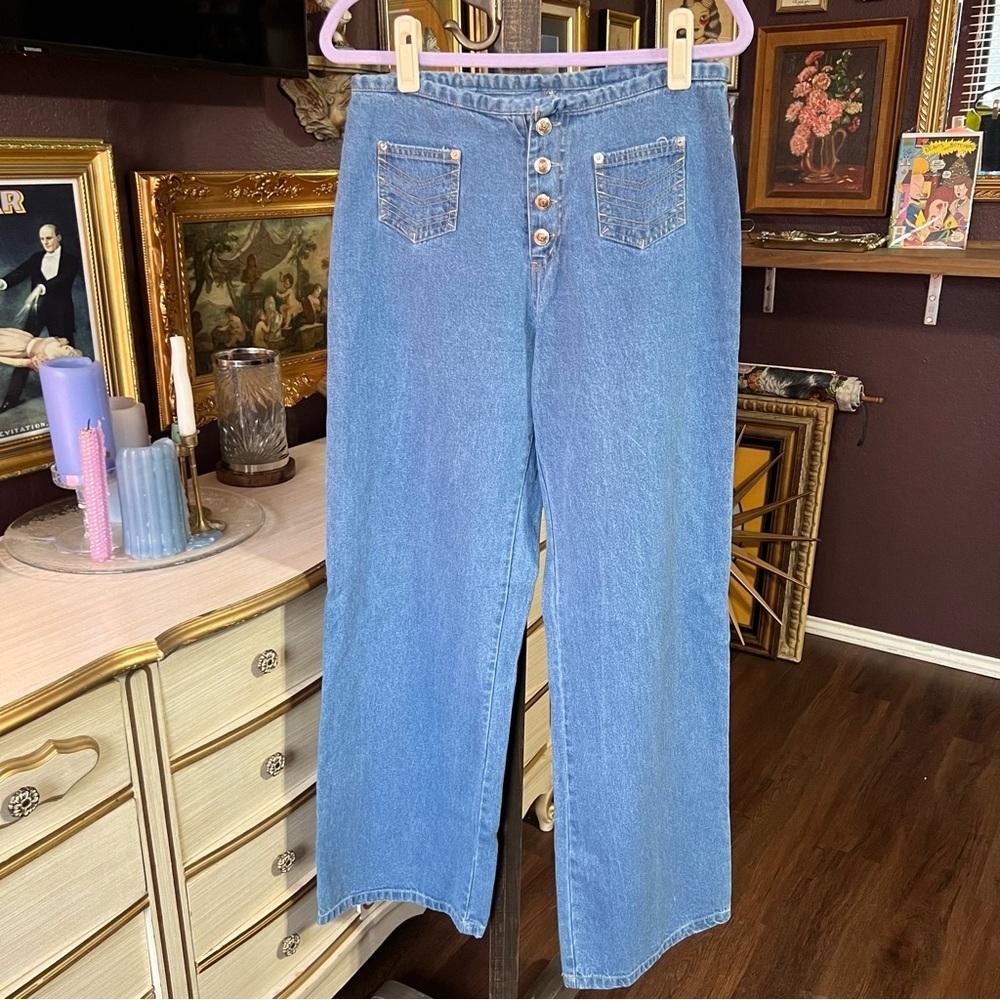Vintage Union Made Andrew’s Blues Button Fly Jeans 9/10